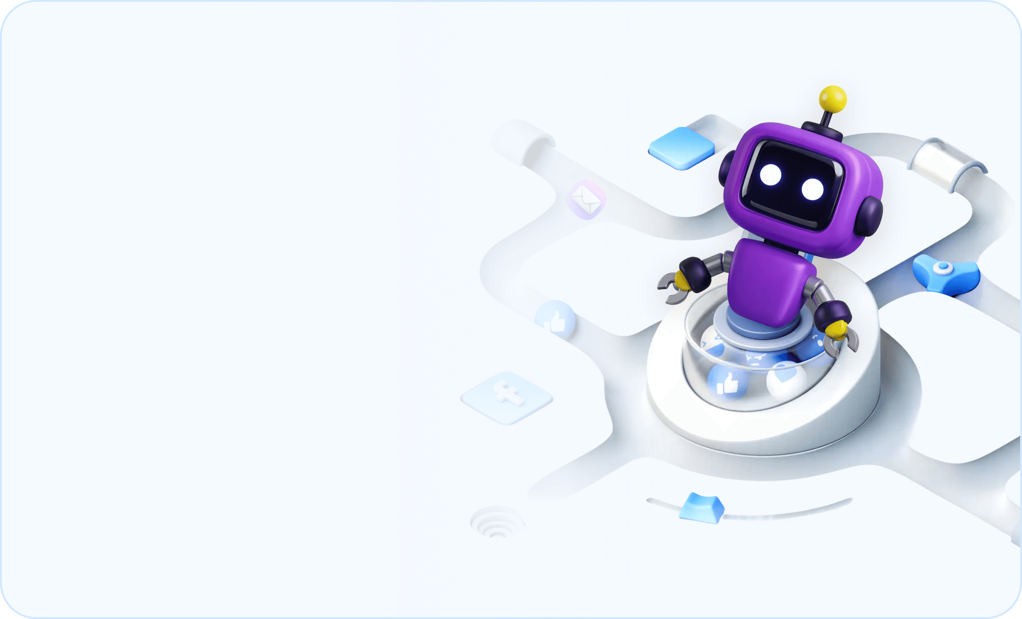 AI Robot Background